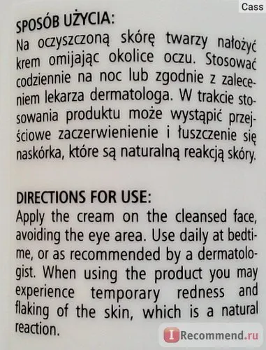 Crema de noapte pentru Pharmaceris-peeling fata de 5% mandelic-Sebo migdale Pell Acid - «lupta mea pentru