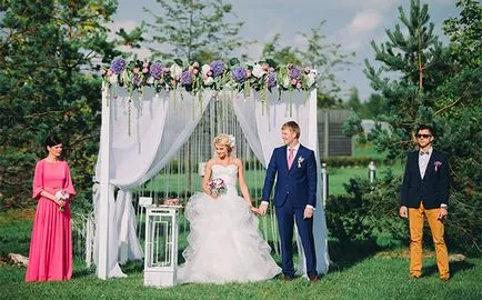 Gyengéd és arisztokratikus „esküvői rózsák” Tatiana és Oleg