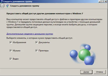 Tudd Intuíció, előadás, dolgozni Otthoni csoport a Windows 7 operációs rendszer