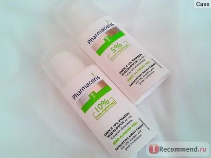 Crema de noapte pentru Pharmaceris-peeling fata de 5% mandelic-Sebo migdale Pell Acid - «lupta mea pentru