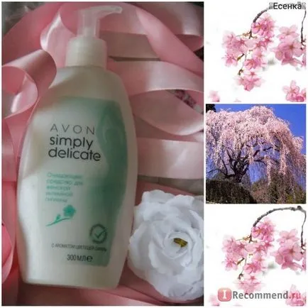 Tisztító női intim higiénia avon az illata cseresznye virágok - „Sakura Sakura