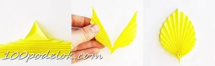 Origami levelek, 100 kézműves