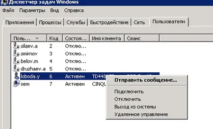 Sesiunea Cod de eroare 6 la finalul sesiunii de pe serverul terminal, ferestrele de configurare a serverului și Linux