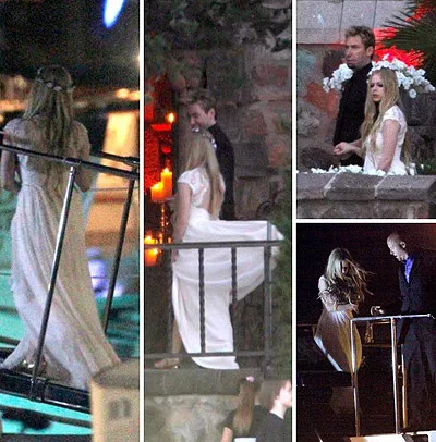 Primele fotografii de la nunta lui Avril Lavigne și Chad Kruger Whisperer