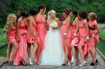 Dress esküvői koszorúslány, a koszorúslány divat
