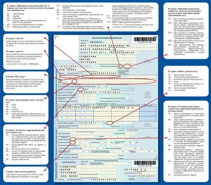 Procedura de completare concediu medical în 2016 de către angajator