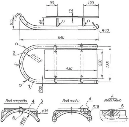 diapozitiv de operare, Model de constructii