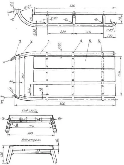 diapozitiv de operare, Model de constructii