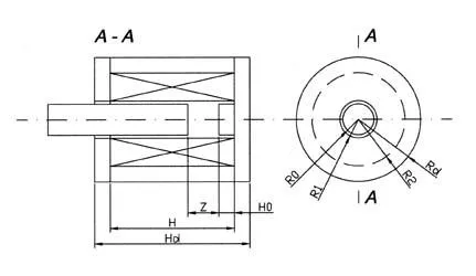 Calcularea dispozitivului de acționare electromagnetic DC retractabil armătura