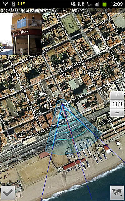 Egyszerű geolocation kép - szolgáltatás geocam