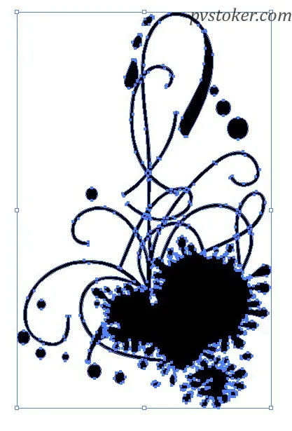 Bazându-se pe blob tableta grafica cu model, pvstoker