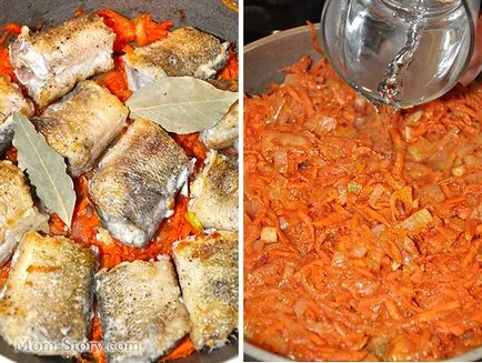 tocană de pește cu morcovi