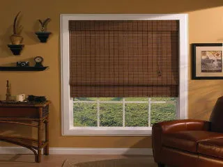 Redőny bambusz sorsot ablakokra