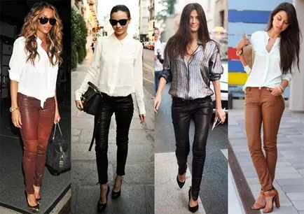 Abból, amit viselni női bőr nadrág (fotó) - a divat blog mimiton