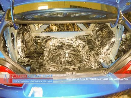 Izolat fonic daewoo Nexia, mașini de izolare fonica Center din St. Petersburg - zgomot de izolare auto