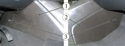 Eltávolítása a központi alagút padló Lada Vesta