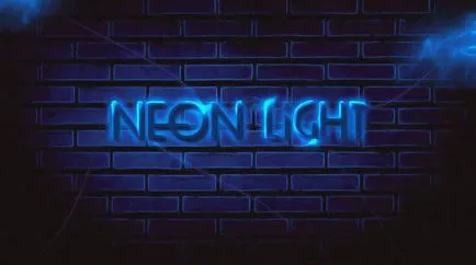 Készítsen gyönyörű neon szöveg Photoshop
