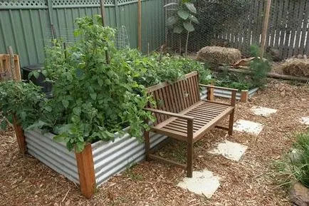 Hozzon létre egy okos nagy kertben ágy saját kezűleg