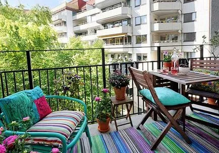 Designul modern al balcon, balcoane fotografie interioare și loggii, realizate în diferite stiluri,