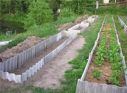 Hozzon létre egy okos nagy kertben ágy saját kezűleg