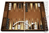 Stratégiai játék backgammon