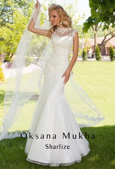 Esküvői ruhák Oksana Mukha 2015-ig felülvizsgálja a gyűjtemény fotók