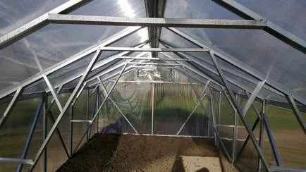 Greenhouse на метални листове с ръцете си рисунка алуминий, метал парникови как да се направи