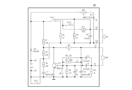 tub Schema interfonului Cyfral - ghid pentru conectarea la sistemul comun