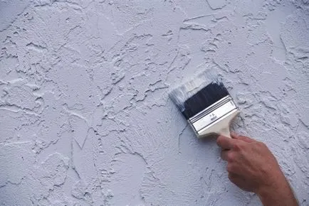 festés falak latex festék technológiával fotók, videók, utasítások