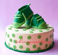 Cake „cipők” az 1. születésnapját