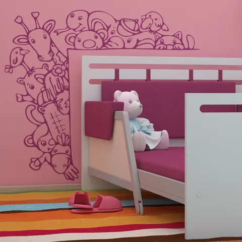 Stencil kezével díszíteni a gyermek szobájába