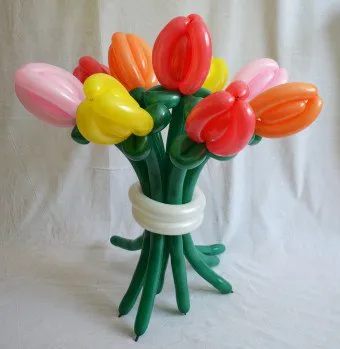 Tulip din lume - lalele din baloane cu propriile lor mâini