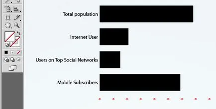 Lecția ilustrator - crearea vectorului infografic cu posibilitatea de a modifica dinamic date