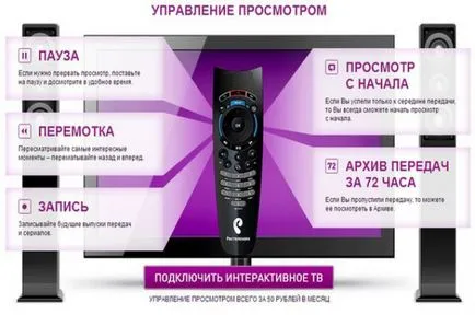 изглед за управление на услуга от Rostelecom (инструкция)