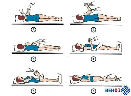 Rehabilitációs stroke után otthon, szobakerékpár, egy szanatóriumban