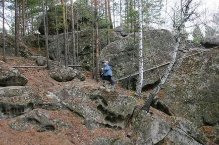 Khakassia Shira stone gomba vagy oszlopok