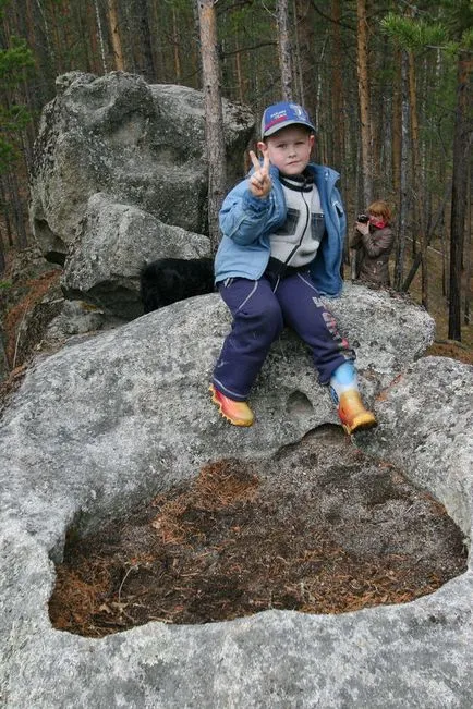 Khakassia Shira stone gomba vagy oszlopok