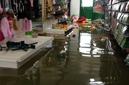 наводнен магазин