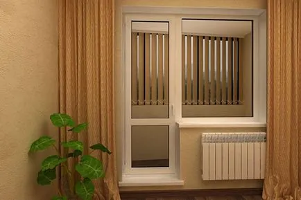 Blocați pentru balcon ușii tipuri, construcția și caracteristicile lucrării