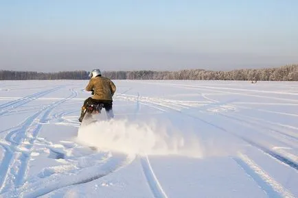 motorezina de iarnă