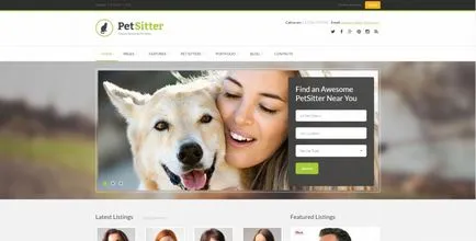 10 Premium sablonok html oldalak a háziállatok