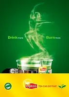 50 Exemple de publicitate neconventionala ceai Lipton