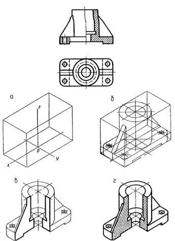 piese Axonometry cu cut sferturi