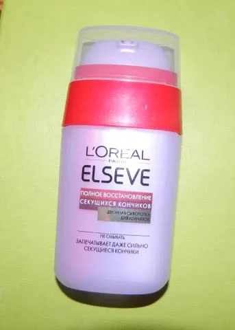 Ser pentru păr elseve se termină de la L - oreal - comentarii, fotografii și preț