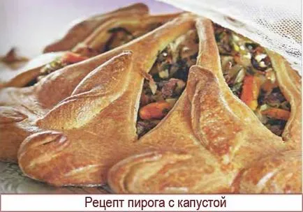 Recept káposzta pite