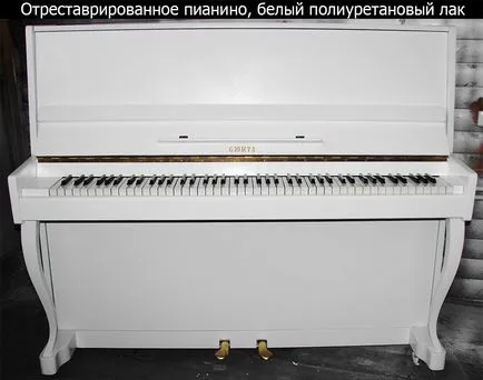 Helyreállítása piano, piano restaurálás szolgáltatások Moscow minőségileg