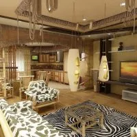 Bamboo în interiorul 75 de soluții moderne