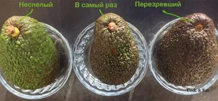 Avocado honnan tudod, hogy ez az érett vagy még zöld, szakács - enni