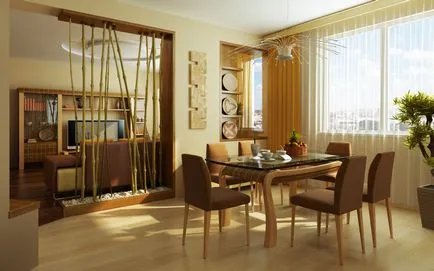 Bamboo în interiorul 75 de soluții moderne