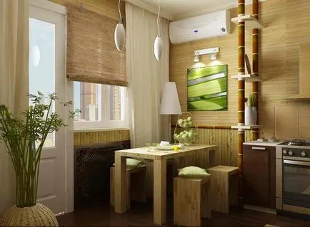 Bamboo în interiorul 75 de soluții moderne